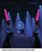 photo courtesy of Blue Man Group Š BMP