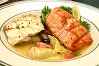 The Mixed Grill at McCormick & Schmick Seafood Restaurant, Faneuil Hall Marketplace, Boston, MA