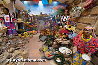 The Mexican Marketplace Exhibit at the Mexican Museum of Folk Art.