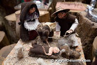 A nativity scene at the Mexican Folk Art Museum.