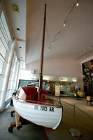 The original sailboat, Tinkerbell, that Robert Manry sailed across the Atlantic in 1965.