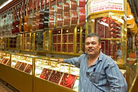 Salvador Murilla-Gomez at Plascencia Joyeria y Artesanias, booths 1691 and 1692 at Mercado Libertad (San Juan de Dios), Guadalajara, Mexico.