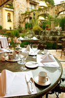 Patio Restaurant at the Quinta Real Hotel, Guadalajara, Jalisco, Mexico