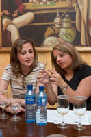 Tequila tasting in the Margarita Bar at Mundo Cuervo on the José Cuervo Factory Tour, Tequila, Mexico.