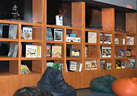 Trompo Magico has a heavy focus on reading, including a reading corner in every exhibit area.