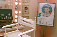 The "Brownettes" make-up room in the Max Factor exhibit at the Hollywood History Exhibit. Š Kayte Deioma