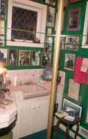 Roddy McDowell's Powder Room relocated from his house to the Hollywood History Museum. Š Kayte Deioma
