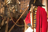 Costumes and set decorations from Master and Commander at the Hollywood History Museum. Š Kayte Deioma