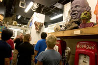 The prop room at the Hollywood Entertainment Museum