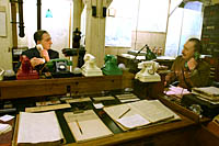 Communications Room at the Cabinet War Rooms, London.