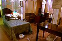 The Prime Minister's Bedroom at the Cabinet War Rooms, London.