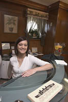 Jennifer Mott, receptionist at the Queen Mary Spa