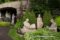 The Way of the Cross and Oratory Gardens at St. Joseph's Oratory, Montreal. Š Kayte Deioma