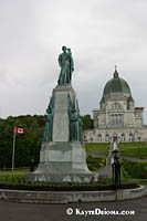 St. Joseph's Oratory on a rainy day in Montreal. Š Kayte Deioma