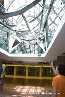 L'artiste est celui qui fait voir l'autre côté des choses, a public art installation by Claude Bettinger at Place des Arts. Š Kayte Deioma