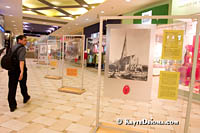 Photos document how a shoping center was constructed under an 1857 cathedral in Montreal. Š Kayte Deioma