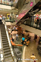 Eaton Centre shopping complex, part of the RESO, Montreal's Underground City. Š