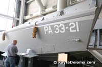 A Higgins Boat at the National WWII Museum