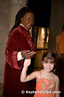 Sarah with a wax Whoopi