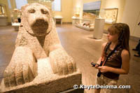 Becca takes the audio tour through the Egyptian exhibit at the Met.