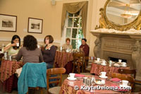 The Rose Garden Tea Room at the Huntington Library