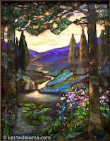 "River of Life" by Louis Comfort Tiffany, at the Figge Art Museum, Davenport, IA