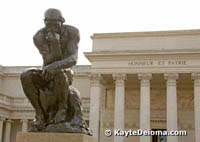 Rodin's The Thinker at the Legion of Honor in San Francisco.