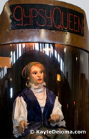 The Gypsy Queen fortune telling machine at the Musee Mecanique in San Francisco, CA.