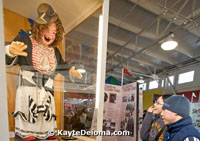 Laffing Sal cackles at visitors to the Musee Mecanique at Pier 45, Fisherman's Wharf in San Francisco, CA.