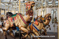 The 1906 Zeum Carousel at the Yerba Buena Gardens in San Francisco.