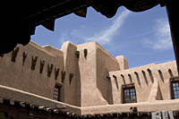 courtyard of the Museum of Fine Arts, Santa Fe, New Mexico.