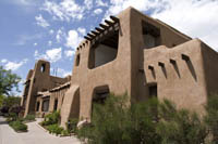 The Museum of fine Arts, Museum of New Mexico, built in Santa Fe in 1917.