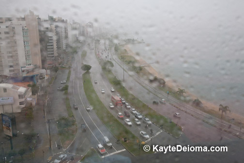 Rainy View from the Majestic Palace